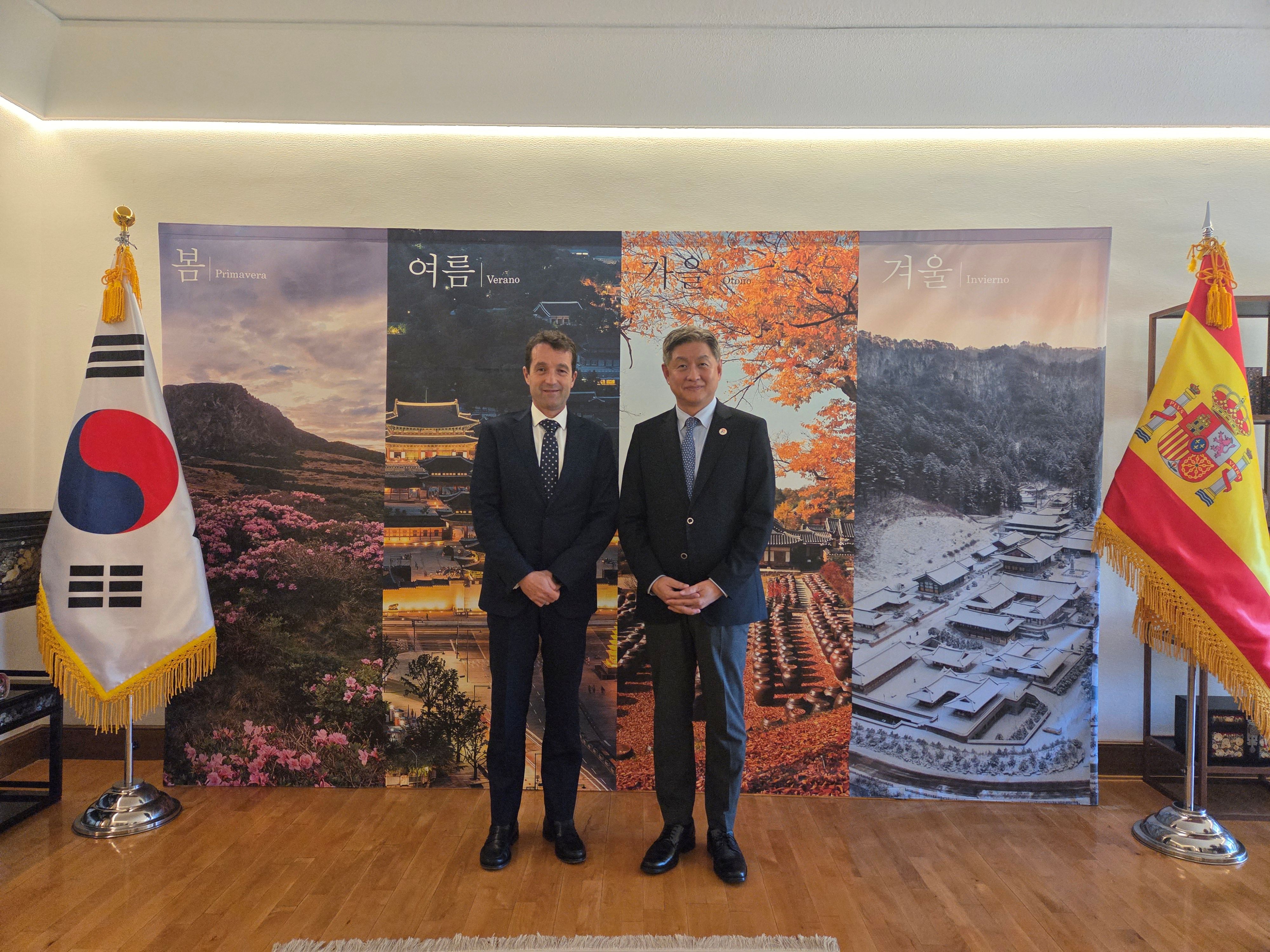 임수석 대사, Indra 사 주요 임원진 초청 관저 오찬